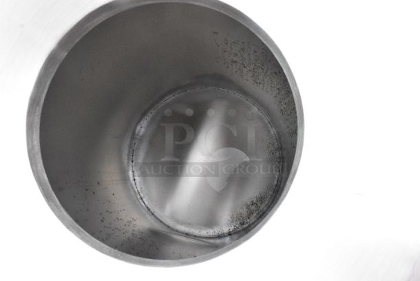 BRAND NEW SCRATCH AND DENT! Stainless Steel Cylindrical Trash Can Shell - Image 4 of 4