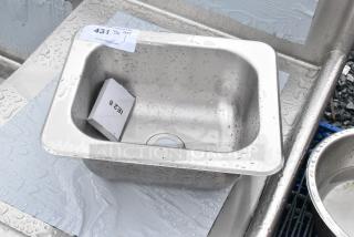 BRAND NEW SCRATCH AND DENT! Stainless Steel Single Bay Drop In Sink