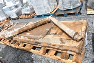 4 BRAND NEW SCRATCH AND DENT! Items Including Regency 30" x 36" Poly Table Top for 30" x 72" Poly Top Table without Backsplash. 4 Times Your Bid! May Be Missing Pieces.