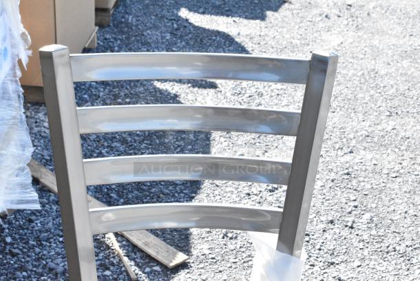 13 BRAND NEW SCRATCH AND DENT! Items Including 164CLADVINFR Chair Frame, 164CCROSSFR Lancaster Table & Seating Black Finish Cross Back Chair Frame, 164BMTLADCFR Lancaster Table & Seating Bar Height Ladder Back Clear Coat Chair Frame. 13 Times Your Bid! - Image 16 of 16