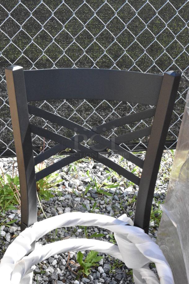 20 BRAND NEW SCRATCH AND DENT! Items Including Lancaster Table & Seating 164CCROSSFR  Black Finish Cross Back Chair Frame. 20 Times Your Bid! - Image 5 of 8
