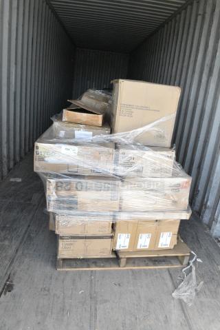 25 BRAND NEW SCRATCH AND DENT! Items Including 164CUSHINBL2 Lancaster Table & Seating Blue Chiavari Chair Cushion with Ties - 2" Thick, 712MBPTDH Lavex Stainless Steel Matte Black C-Fold / Multifold Surface-Mounted Mini Paper Towel Dispenser, 41AM410152641F3B Flushmate M-101526-F3B 501A, 501B, and Select 503 Series 1.6 GPF Replacement System with Push Button, 164TCOLRD425 Lancaster Table & Seating 25 3/16" x 4 1/2" Standard Height Table Base Column and Rod, 55115791 Libbey Restaurant Basics 20 oz. Customizable Rim Tempered Stackable Mixing Glass - 24/Case, 3 36141503 Carlisle Duo-Pan 36141503 36" Broom and Upright Dustpan, 2 553BWTCP08 Acopa Endure 8 oz. Tritan™ Plastic Coupe Glass - 12/Pack, Libbey 917CD Heavy Base 11 oz. Customizable Rocks / Old Fashioned Glass - 36/Case, 712SNRSS Lavex Stainless Steel Wall Mount Sanitary Napkin Receptacle. 25 Times Your Bid!