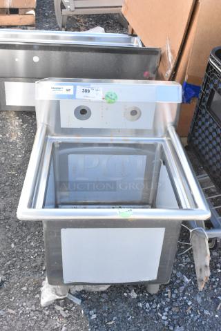 BRAND NEW SCRATCH AND DENT! Regency 600S11818 Stainless Steel Single Bay Sink. No Legs.