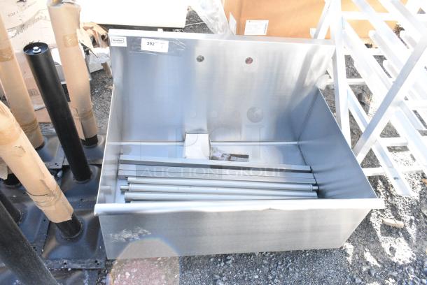 BRAND NEW SCRATCH AND DENT! Steelton 522US13624 36" x 24" x 14" Utility Sink for (1) 8" Center Faucet - Image 1 of 4