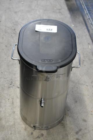 BRAND NEW SCRATCH AND DENT! Bunn TDO-4 4 Gallon Iced Tea Dispenser with Brew-Through Lid