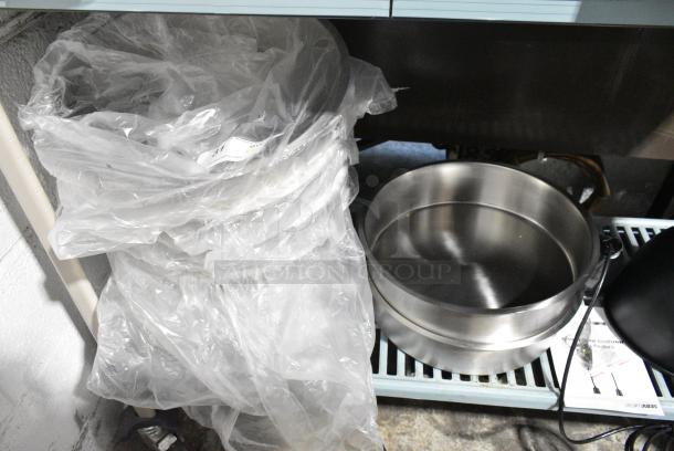 8 BRAND NEW SCRATCH AND DENT! Acopa 922EC14WP Supreme 6.5 Qt. Round Chafer Water Pan. 8 Times Your Bid! - Image 2 of 4