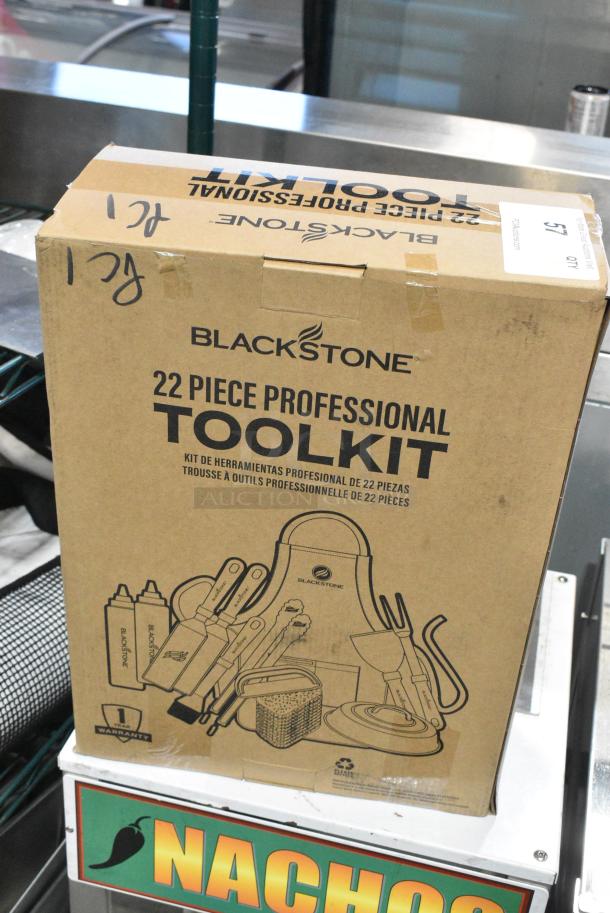 BRAND NEW SCRATCH AND DENT! Box of 22 Piece Blackstone Professional Toolkit - Image 1 of 4