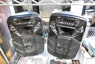 2 Pyle PPHP838B 8" Wireless BT Portable PA Speaker. 2 Times Your Bid!