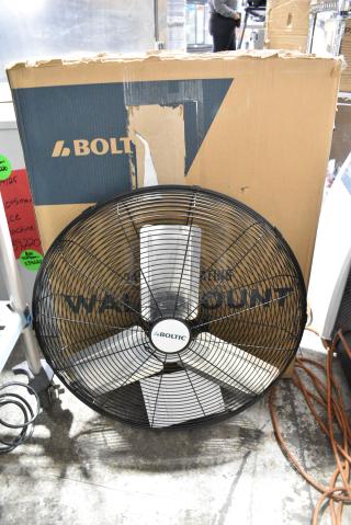 BRAND NEW SCRATCH AND DENT! Boltic 73AVF24WF 24" Wall-Mounted 2-Speed Oscillating Fan - 120V