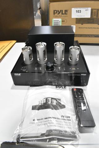 Pyle PVTA80 Wireless Bt Tube Amplifier Stereo Receiver