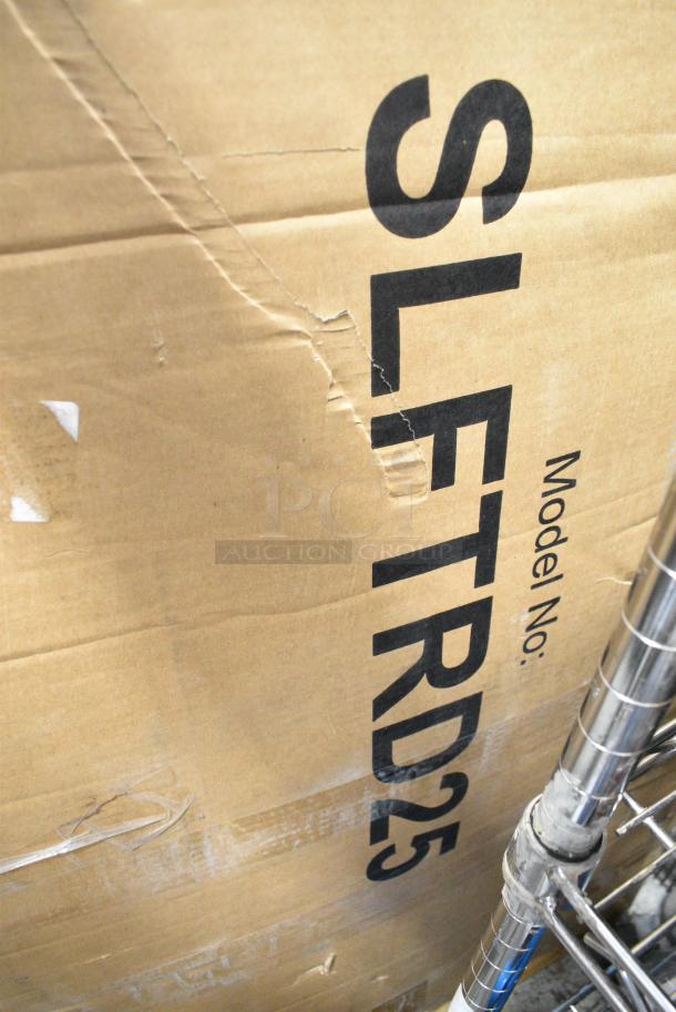 IN ORIGINAL BOX! SereneLife SLFTRD25 Electric Folding Treadmill Exercise Machine - Image 2 of 3