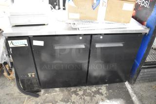 Avantco 178UDD2HC Metal Commercial 2 Door Back Bar Cooler. 115 Volts, 1 Phase.