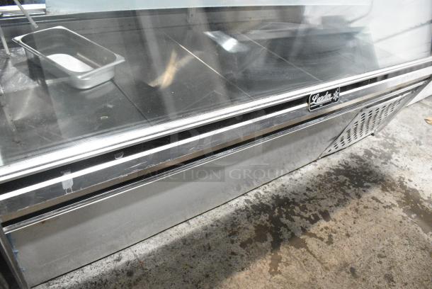Leader CDL72 S/C Metal Commercial Floor Style Deli Display Case Merchandiser w/ Top Dry Case. 115 Volts, 1 Phase. Tested and Powers On But Does Not Get Cold - Image 3 of 10