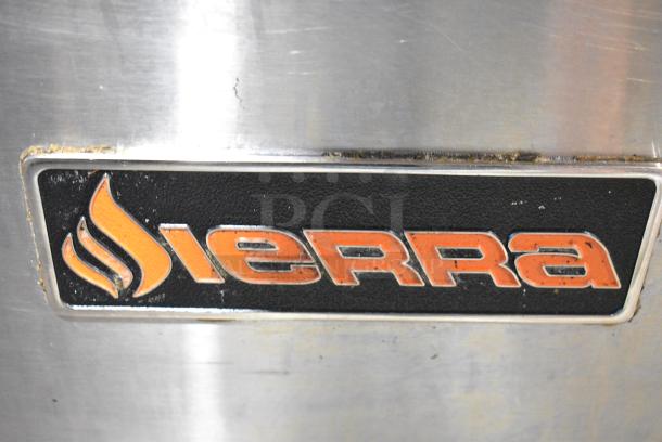 Sierra Stainless Steel Commercial Floor Style Natural Gas Powered Deep Fat Fryer on Commercial Casters. - Image 4 of 10