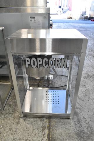 Paragon 1208710 Stainless Steel Commercial Countertop Popcorn Machine and Merchandiser. 230 Volts, 1 Phase.