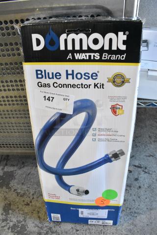 BRAND NEW SCRATCH AND DENT! Dormont 3201650KIT48 1650KIT48 Deluxe SnapFast® 48" Gas Connector Kit with Two Elbows and Restraining Cable - 1/2" Diameter