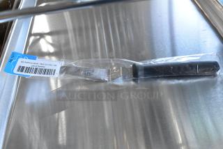 15 BRAND NEW SCRATCH AND DENT! Items Including Ateco 1317 4 3/4" Blade Tapered Offset Baking / Icing Spatula with Plastic Handle. 15 Times Your Bid!