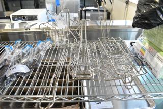 5 BRAND NEW SCRATCH AND DENT! Items Including 407FBTACCUP6 Choice 6" Tortilla Double Taco Cup Fry Basket, 407FBTACCUP8 Choice 8" Tortilla Double Taco Cup Fry Basket. 5 Times Your Bid!