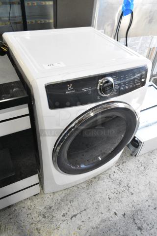 BRAND NEW SCRATCH AND DENT! 2024 Electrolux ELFG7637AW1 Metal Front Load Clothes Dryer. 120 Volts, 1 Phase.