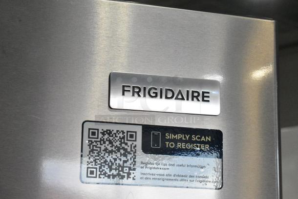 BRAND NEW SCRATCH AND DENT! 2024 Frigidaire FRFG1723AV04 Stainless Steel French Style Cooler w/ Freezer Drawer. 115 Volts, 1 Phase. Tested and Working! - Image 2 of 10