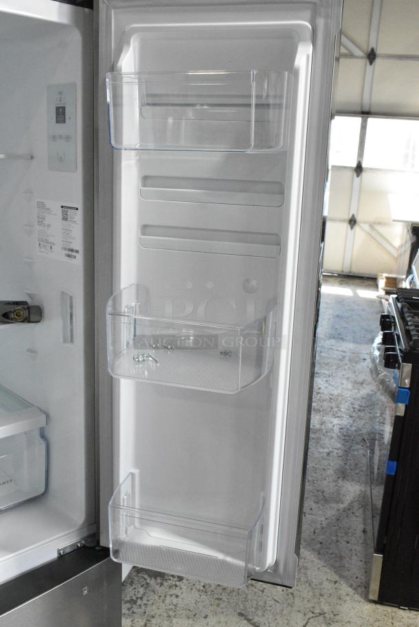 BRAND NEW SCRATCH AND DENT! 2024 Frigidaire FRFG1723AV04 Stainless Steel French Style Cooler w/ Freezer Drawer. 115 Volts, 1 Phase. Tested and Working! - Image 4 of 10