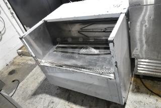 Stainless Steel Commercial open Grab N Go Merchandiser.