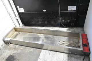Avantco Stainless Steel Commercial Countertop Warming Rail. 115 Volts, 1 Phase.