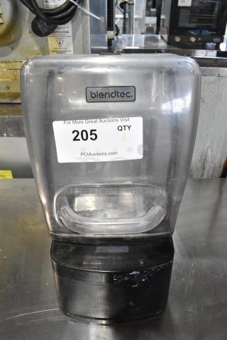 2016 Blendtec CQB1 Metal Countertop Drink Mixer w/ Enclosure. 115 Volts, 1 Phase.