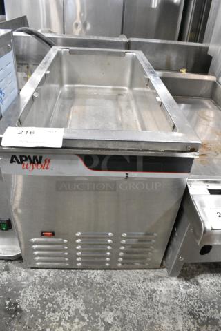 APW Wyott CTCW43 Stainless Steel Commercial Food Warmer. 120 Volts, 1 Phase. Tested and Working!
