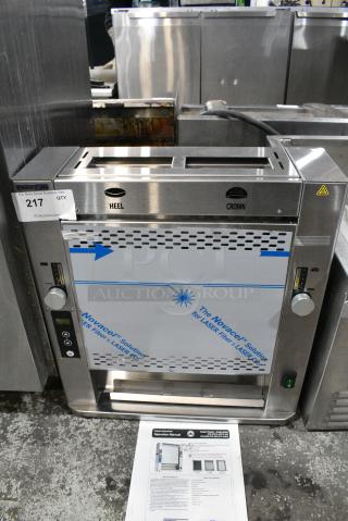 BRAND NEW SCRATCH AND DENT! 2023 Prince Castle CTS-WS Stainless Steel Commercial Countertop Vertical Contact Toaster. 115 Volts, 1 Phase. Tested and Working!