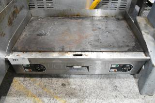 Vevor LD-820 Stainless Steel Commercial Countertop Electric Powered Flat Top Griddle. 110 Volts, 1 Phase.