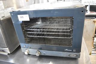 2019 Cadco Unox Anna XAF023 Stainless Steel Commercial Countertop Electric Powered Convection Oven. 240 Volts, 1 Phase.