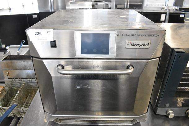 Merrychef eikon e4 Stainless Steel Commercial Countertop Electric Powered Rapid Cook Oven. 208/240 Volts, 1 Phase. - Image 1 of 8