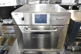 Merrychef eikon e4 Stainless Steel Commercial Countertop Electric Powered Rapid Cook Oven. 208/240 Volts, 1 Phase.