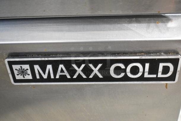 Maxx Cold MXSF60UHC Stainless Steel Commercial 2 Door Undercounter Freezer on Commercial Casters. 115 Volts, 1 Phase. Tested and Working! - Image 3 of 7