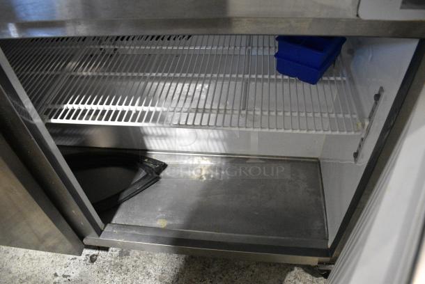 Maxx Cold MXSF60UHC Stainless Steel Commercial 2 Door Undercounter Freezer on Commercial Casters. 115 Volts, 1 Phase. Tested and Working! - Image 5 of 7
