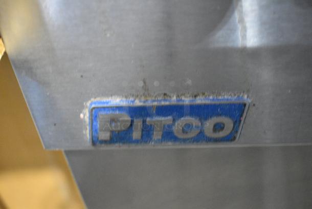 Pitco Frialator SG14 Stainless Steel Commercial Floor Style Natural Gas Powered Deep Fat Fryer w/ 2 Metal Fry Baskets. 110,000 BTU. - Image 5 of 9