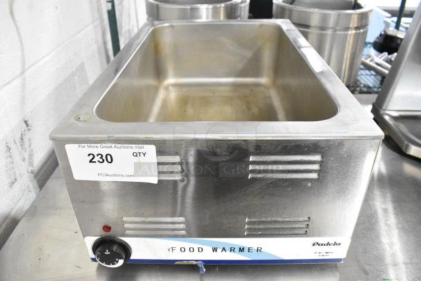 Padela F77 Stainless Steel Commercial Countertop Food Warmer. 115 Volts, 1 Phase. Tested and Working! - Image 1 of 6