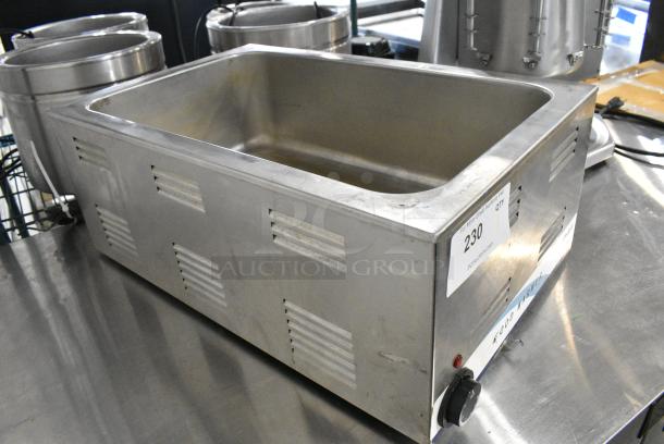 Padela F77 Stainless Steel Commercial Countertop Food Warmer. 115 Volts, 1 Phase. Tested and Working! - Image 2 of 6