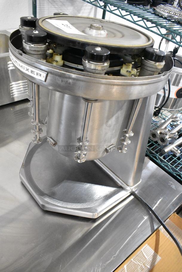 Multimixer 9B Metal Countertop 4 Head Drink Mixer. 115 Volts, 1 Phase. Tested and Working! - Image 3 of 8