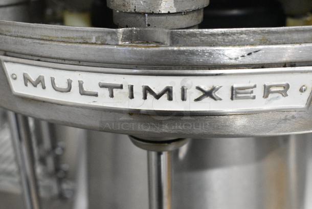 Multimixer 9B Metal Countertop 4 Head Drink Mixer. 115 Volts, 1 Phase. Tested and Working! - Image 5 of 8