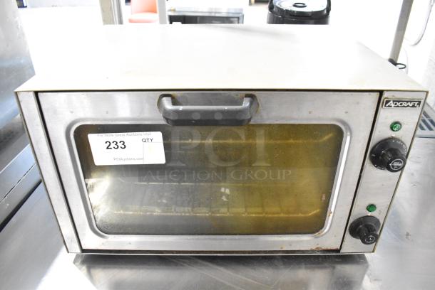 Adcraft COQ-1750W Metal Countertop Electric Powered Convection Oven. 120 Volts, 1 Phase. Tested and Working! - Image 1 of 8
