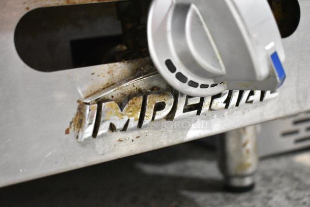 Imperial Stainless Steel Commercial Countertop Natural Gas Powered Flat Top Griddle. - Image 5 of 8