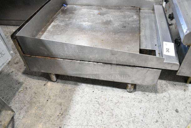 Imperial Stainless Steel Commercial Countertop Natural Gas Powered Flat Top Griddle. - Image 6 of 8