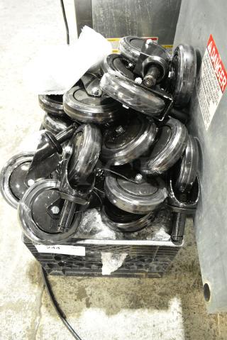 ALL ONE MONEY! Lot of 46 Commercial Casters.