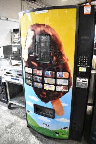 Fast Corp FRI-Z400 AAB Metal Commercial Frozen Treat Vending Machine w/ Coin Acceptor. Comes w/ Key! 115 Volts, 1 Phase. Tested and Working!