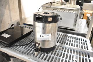 Fetco LGS-10 Stainless Steel Beverage Holder Dispenser.