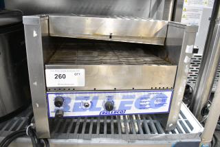 Belleco JT3-H Stainless Steel Commercial Countertop Electric Powered Conveyor Toaster Oven. 208 Volts, 1 Phase.