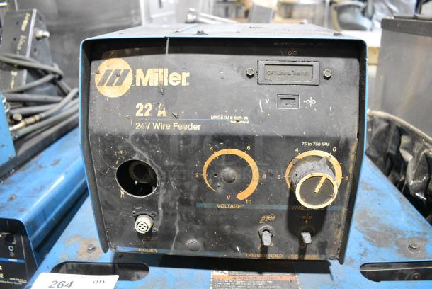 Miller CP-302 Metal Commercial MIG Welder Power Source w/ Miller 22A 24V Wire Feeder. - Image 2 of 7