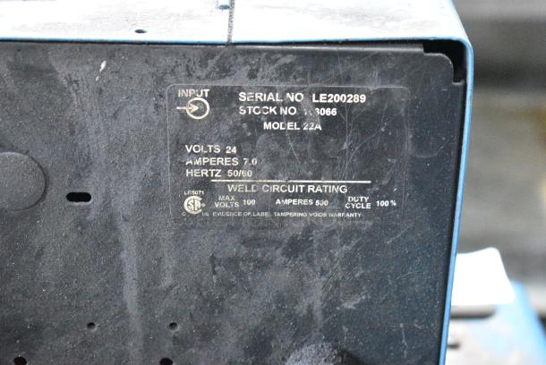 Miller CP-302 Metal Commercial MIG Welder Power Source w/ Miller 22A 24V Wire Feeder. - Image 7 of 7